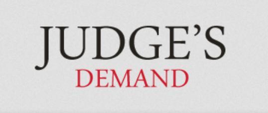 Judges-Demand-black-red-text